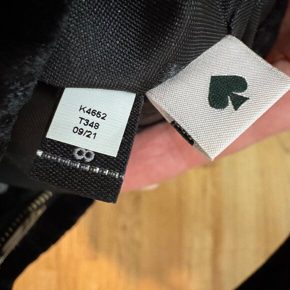 Kate Spade Crushed Velvet Baguette Shoulder Bag - Picture 3 of 5